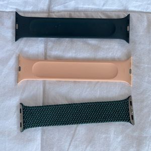 3 Apple Watch 38mm bands Size 0